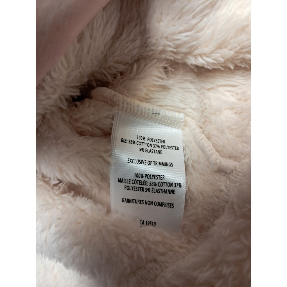 Lole Women's Yana Sherpa Beige Cropped Button Neck Hoodie Sz L - Picture 8 of 11